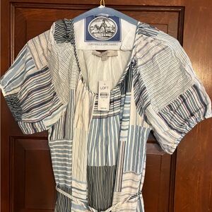 LOFT Multicolor Patchwork  Dress